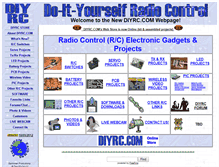 Tablet Screenshot of diyrc.com